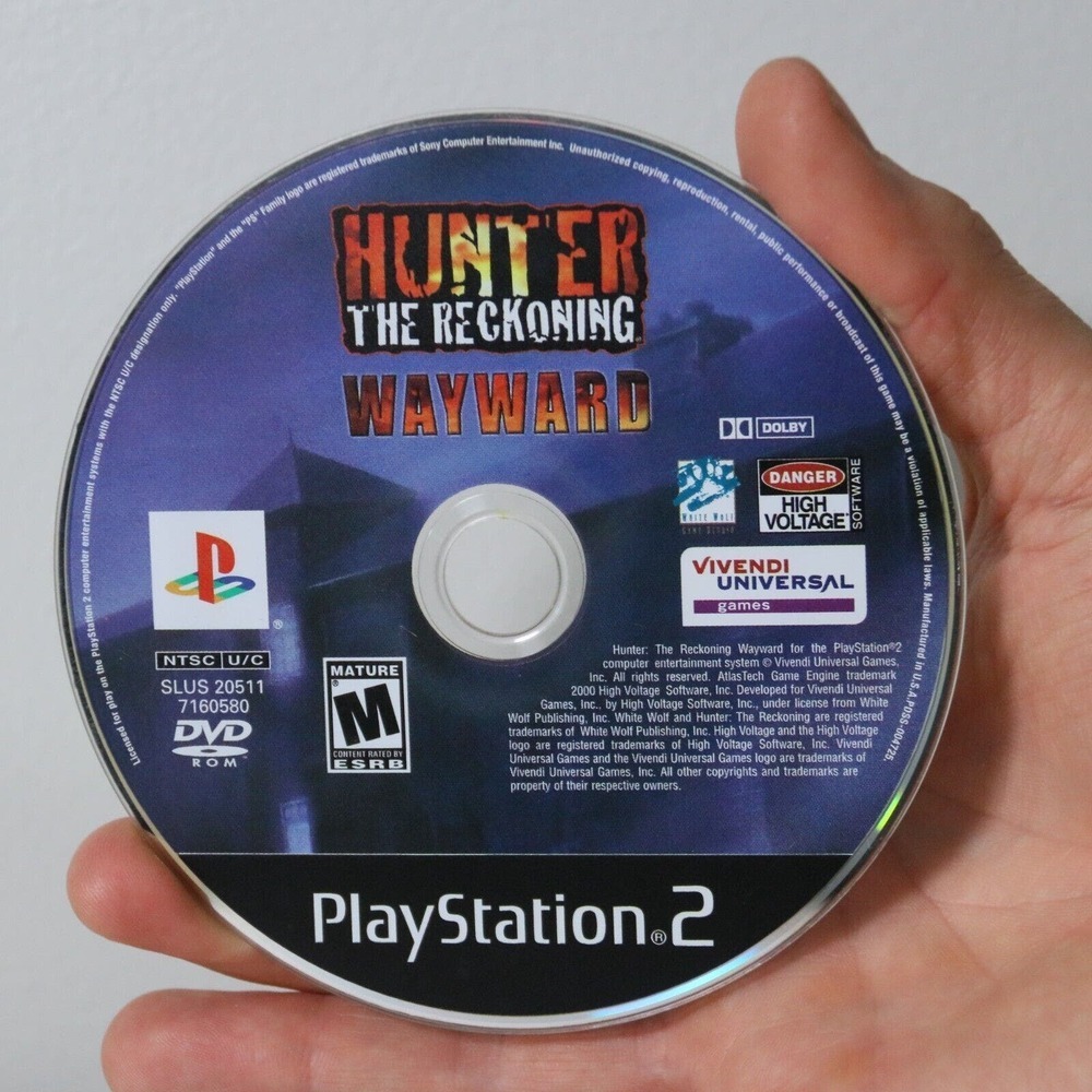 Sony PlayStation 2 PS2 Disc Only TESTED Hunter: The Reckoning Wayward​​
